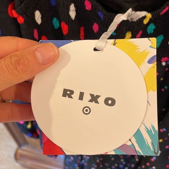 Nwt Riox with Target collaboration multi colored polka dot dress - Picture 5 of 11